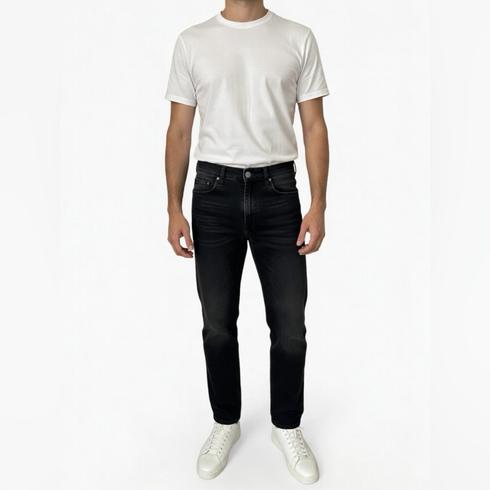 Express Slim Straight Black 33x30 Jeans